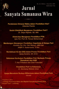 REVITALISASI IQ DAN ESQ DALAM PROSES PENDIDIKAN POLRI (PUBLIKASI JURNAL NASIONAL)